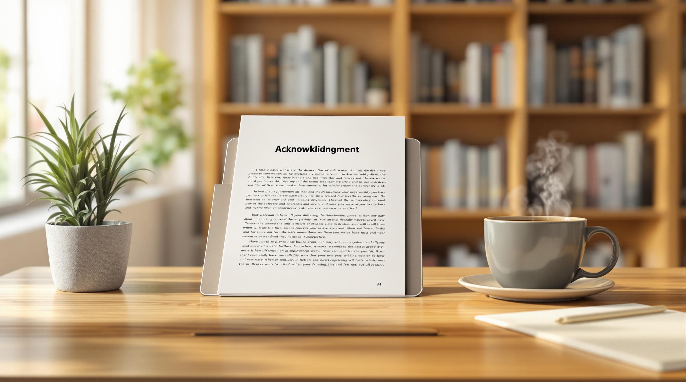 Dissertation Acknowledgment Section: Professional Guidelines with Real-World Examples