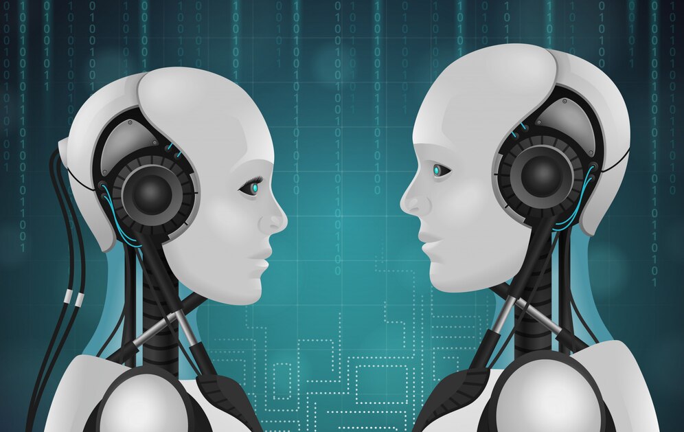 Researcher using AI to format citations with academic papers and bibliography